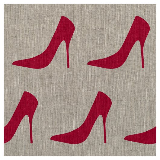 KLASSIC RED STILETTOS PATROON STOF (Swatch)