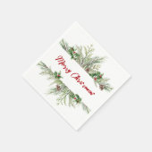 Klassic Wheath-groet, met een fijne kerstomlijstin Servet (Hoek)