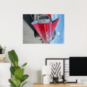 klassiek 1962 Houtstaaf van Cadillac Poster (Thuiskantoor)