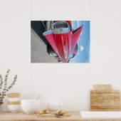 klassiek 1962 Houtstaaf van Cadillac Poster (Keuken)
