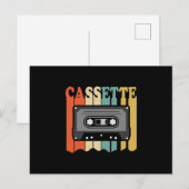 Klassiek 1969 Retro Cassette Verjaardag Cadeau Ide Briefkaart (Voorkant / Achterkant)