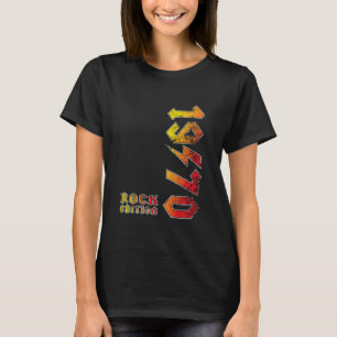 Klassiek 1970 Rock Editie Retro Muziek Liefhebbers T-shirt