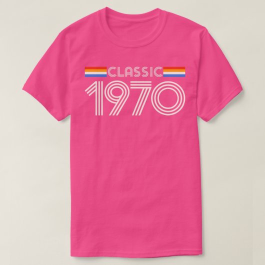 Klassiek 1970  vernieuwingsontwerp t-shirt (Design voorkant)