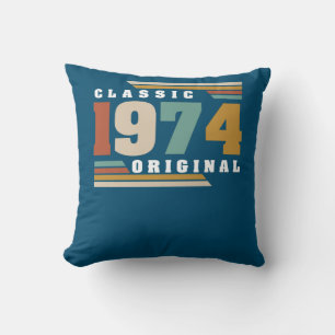 Klassiek 1974 Origineel 48ste verjaardag 48 jaar o Kussen