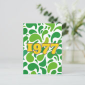 Klassiek 1977 briefkaart (Staand voorkant)