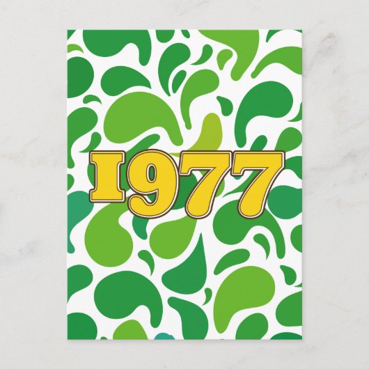 Klassiek 1977 briefkaart (Voorkant)