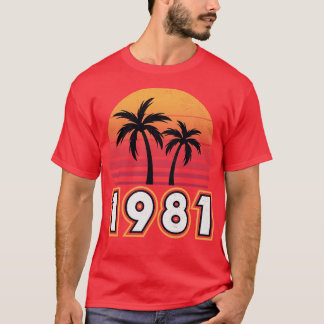 Klassiek 1981  vernieuwingsontwerp t-shirt