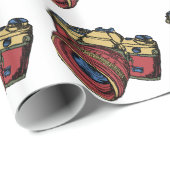 Klassiek 35 mm SLR-camerasysteem Cadeaupapier (Rol Hoek)