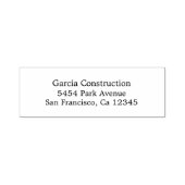 Klassiek 3 Bedrijfs van de Rendement Zelfinktende Stempel (Design)