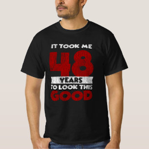 Klassiek 48 Jaar Oude Grappige 48e Verjaardagscade T-shirt