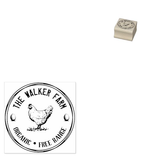 Klassiek ⎢ Aangepast Eirubberen Stempel (Gestempeld)