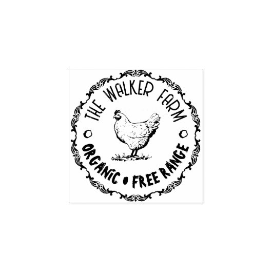 Klassiek ⎢ Aangepast Eirubberen Stempel (Afrduk)