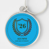 Klassiek Aangepast Universiteit Alumni Klas van 20 Sleutelhanger (Voorkant)