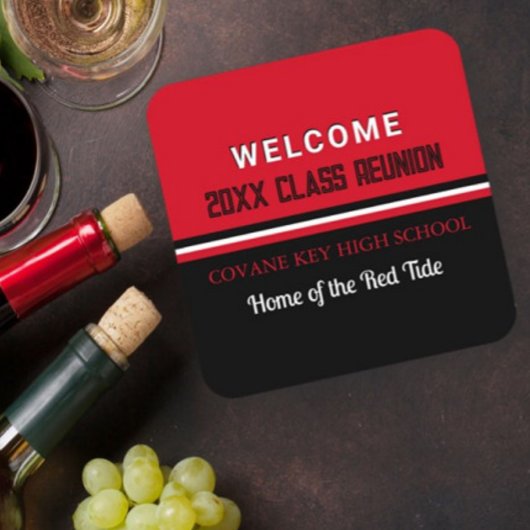 Klassiek! Aangepaste klassenreünie Kartonnen Onderzetters