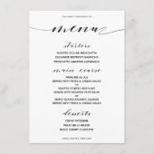 Klassiek Aanpasbaar Breed Diner Menu (Voorkant)