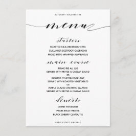 Klassiek Aanpasbaar Breed Diner Menu