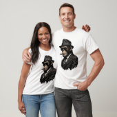 Klassiek aapkostuum T-shirt – ontwerp in vintage s (Unisex)