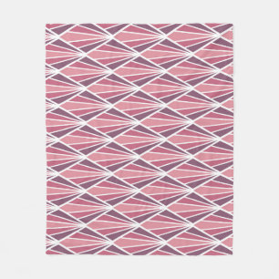 Klassiek abstract, geometrisch, stijlvol naadloos fleece deken