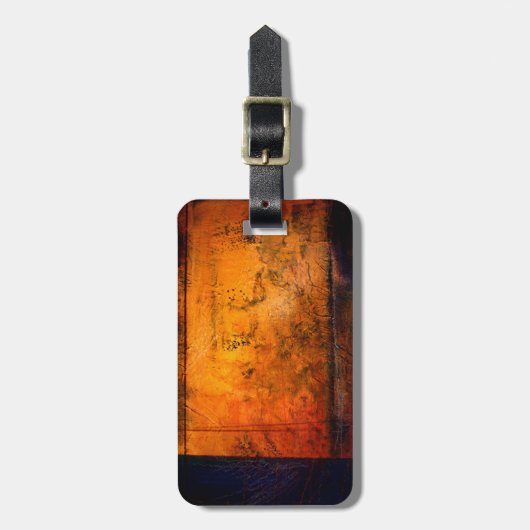 Klassiek Abstract kunstwerk Bagagelabel (Voorkant verticaal)