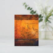 Klassiek Abstract kunstwerk Briefkaart (Staand voorkant)