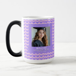 Klassiek abstract patroon afstudeercadeau magische mok