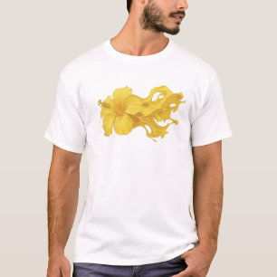 Klassiek ABSTRACTE BLOEM Designer Grafisch T-shirt