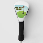 Klassiek Ace Hole in One Golfheadcover (Voorkant)