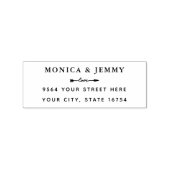 Klassiek adres zelf inktend aangepast rubber stemp rubberstempel (Afrduk)