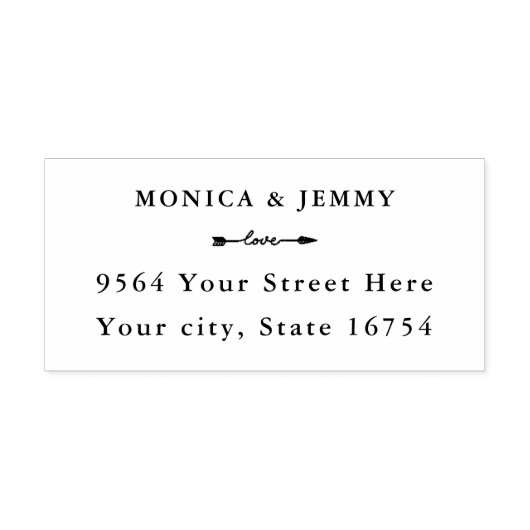 Klassiek adres zelf inktend aangepaste rubberen st rubberstempel (Afrduk)