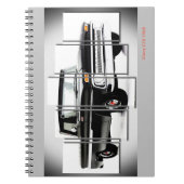 Klassiek afbeelding auto voor foto-Notitieboek Notitieboek (Voorkant)