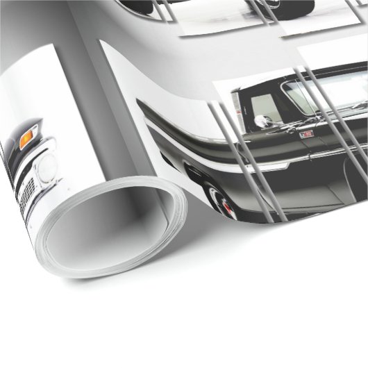 Klassiek afbeelding van auto's voor glanzend papie cadeaupapier (Rol Hoek)