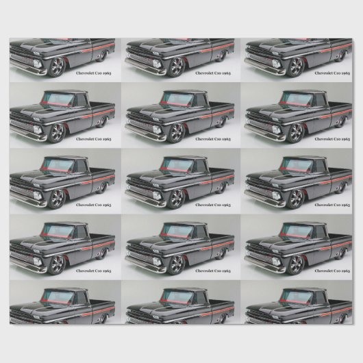 Klassiek afbeelding van auto's voor matte-wrapping cadeaupapier (Vlak)