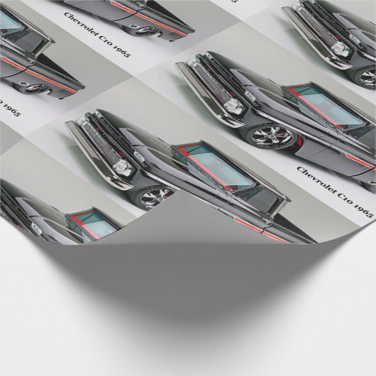 Klassiek afbeelding van auto's voor matte-wrapping cadeaupapier (Hoek)