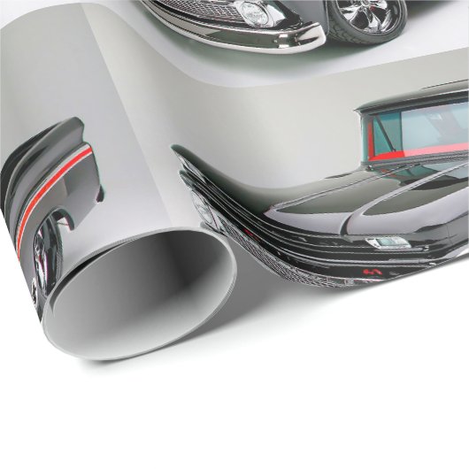 Klassiek afbeelding van auto's voor matte-wrapping cadeaupapier (Rol Hoek)