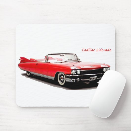 Klassiek afbeelding van de auto voor Mousepad Muismat (Met muis)