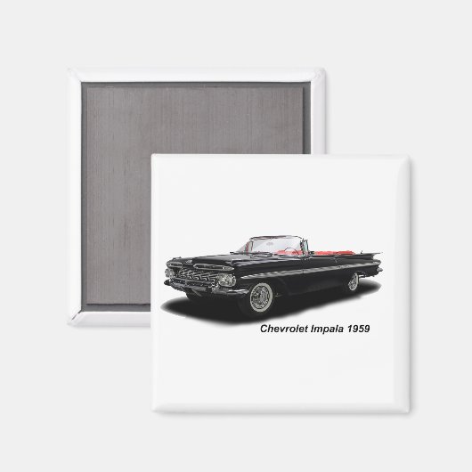 Klassiek afbeelding voor 2-inch Square Magnet (Voorkant / Achterkant)