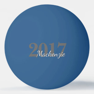 Klassiek Afstudeerder Moderne eenvoudige zwart-w Pingpongbal