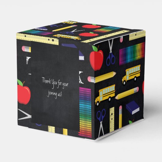 Klassiek Afstuderen leerlingwezen Bedankdoosjes (Achterkant)