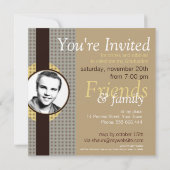 Klassiek Afstuderen succes met fotouitnodiging Kaart (Achterkant)