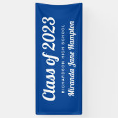 Klassiek Afstuderen voor aangepaste kleuren Spandoek (Verticaal)