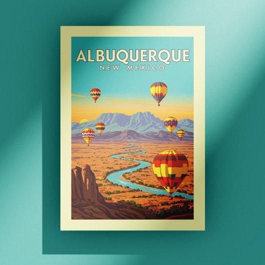 Klassiek Albuquerque New Mexico Briefkaart