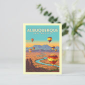 Klassiek Albuquerque New Mexico Briefkaart (Staand voorkant)
