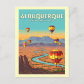 Klassiek Albuquerque New Mexico Briefkaart (Voorkant)
