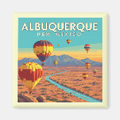 Klassiek Albuquerque New Mexico Magneet (Voorkant)
