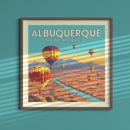 Klassiek Albuquerque New Mexico Poster