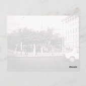 Klassiek Algerije Algiers auto's gebouw Briefkaart (Achterkant)