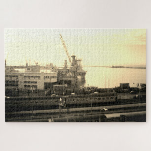 Klassiek Algerije Algiers havenoverzicht Legpuzzel