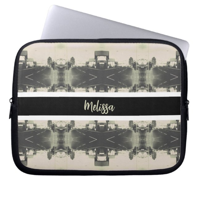 Klassiek Algerije Algiers straatgebouw Laptop Sleeve (Voorkant)