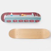 Klassiek Amerikaans Eetcafé Skateboard (Horizontaal)