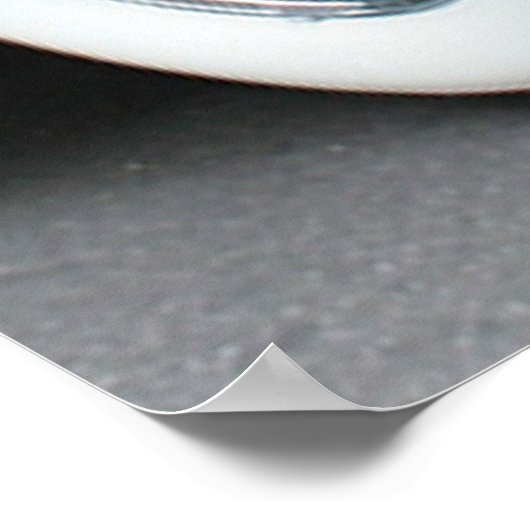 Klassiek-Amerikaans ijzerijzer Poster (Hoek)